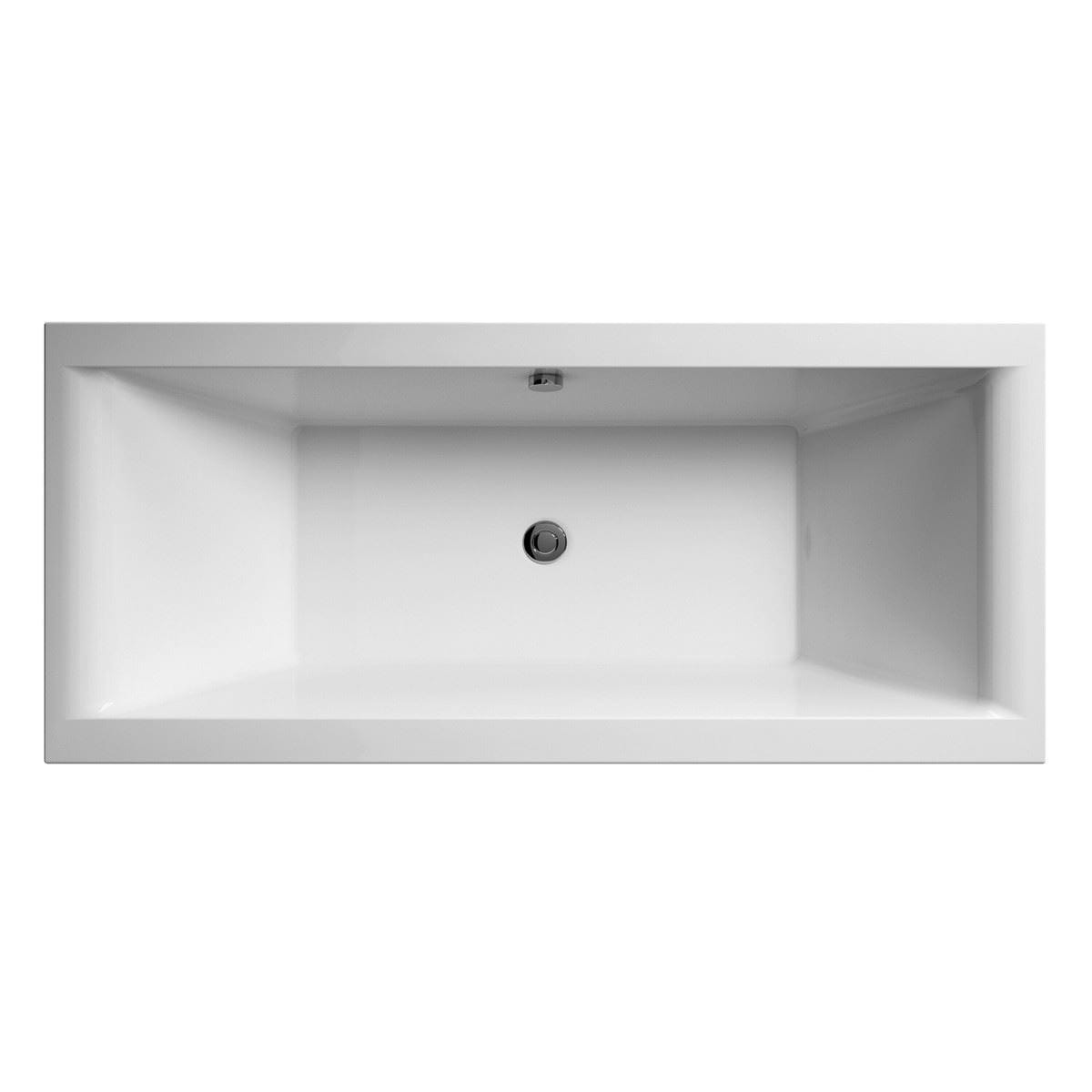 Aquarius Bathrooms Double Ended Bath Aquarius Leven Square Double Ended Bath With Legs Set