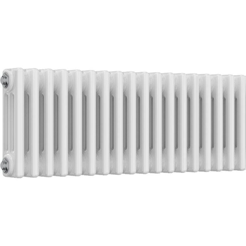 Aquarius Bathrooms Column Radiator 300mm x 830mm Aquarius Foundry Horizontal 3 Column Radiator in White