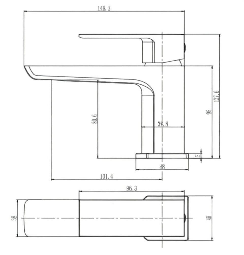 Aquarius Bathrooms Cloakroom Tap Aquarius Hydro Mini Mono Basin Mixer Tap with Waste
