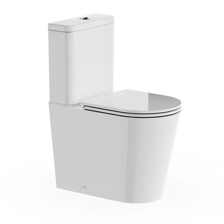 Aquarius Bathrooms Complete Bathroom Suite Aquarius Stillwater Complete Bathroom Suite with Shower, Bath and Rimless Toilet