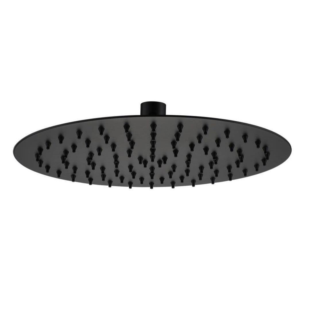 Aquarius RainLux Round 2 Outlet Shower Set with Shower Head and Single Function Handset