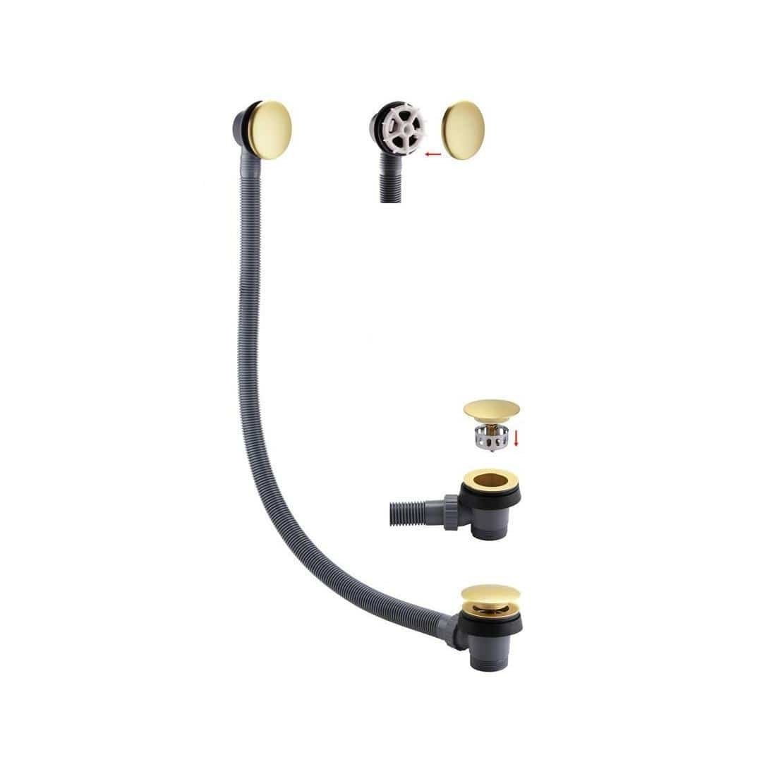 Aquarius Hydro Complete Bath Brassware Pack with Basin Mixer, Bath and Shower Mixer
