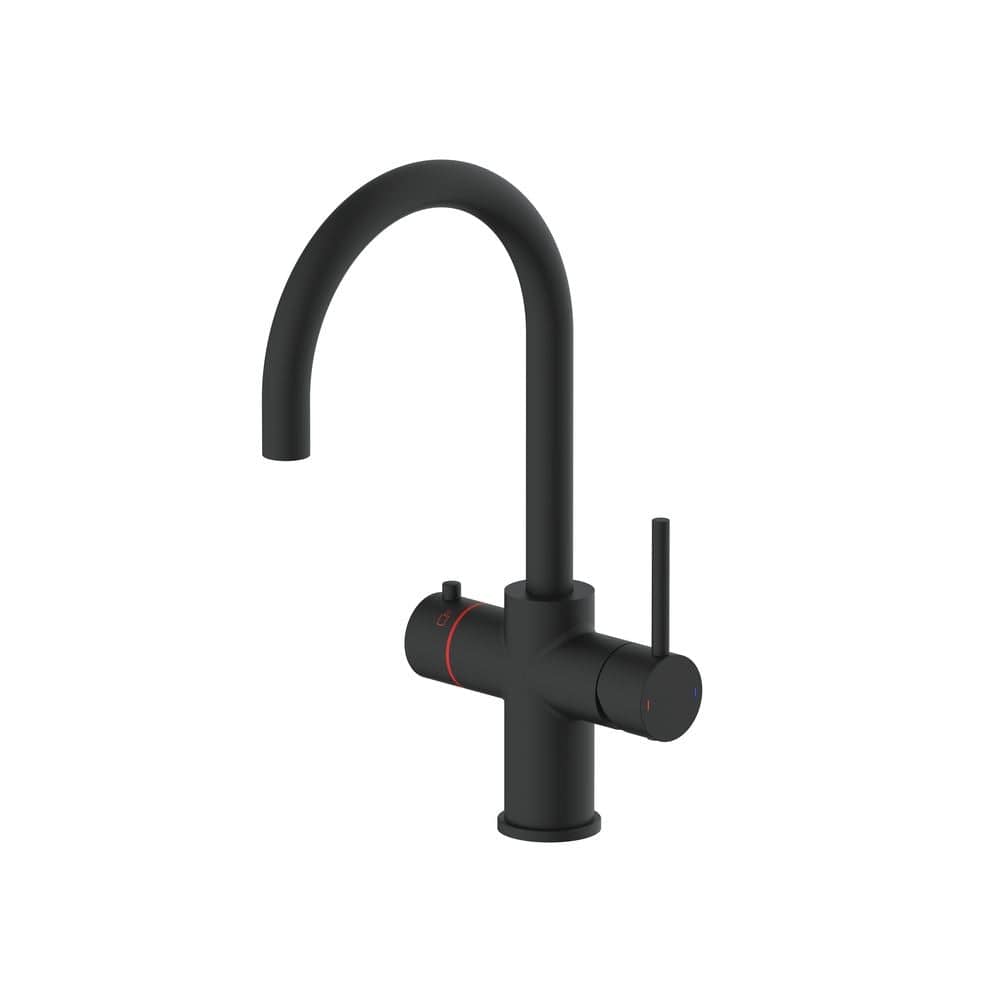 Aquarius Bathrooms Instant Hot Water Tap Aquarius TrueCook 3-in-1 Instant Hot Water Kitchen Tap with Swan Spout