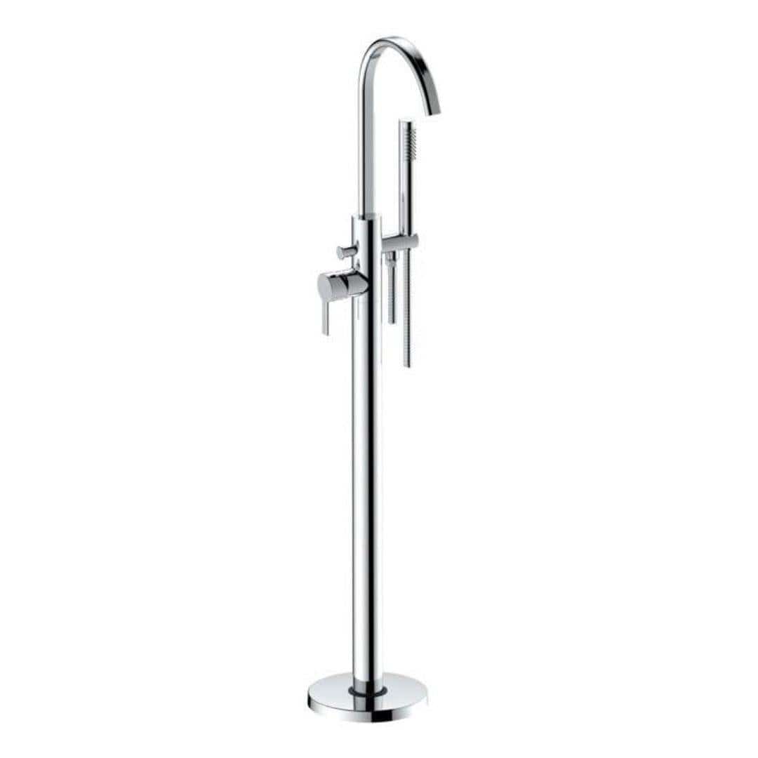 Aquarius Bathrooms Freestanding Bath Filler Chrome Aquarius Evolution Floorstanding Bath Shower Mixer Tap