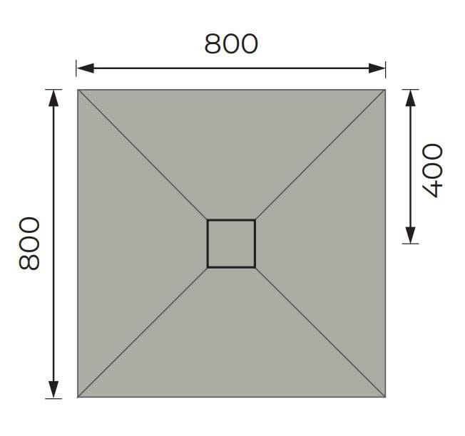 Aquarius Bathrooms Wetroom Tray Aquarius LevAqua Wetroom Tray with Centre Drain Complete Kit