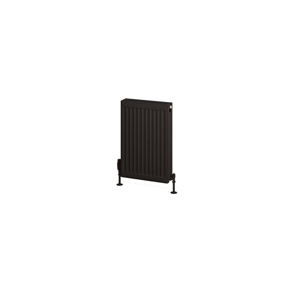 Aquarius Bathrooms Bathroom Heating Aquarius Type 22 Compact Panel Radiator in Matt Black