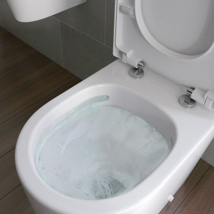 Aquarius Bathrooms Wall Hung Toilet Aquarius Urbano Rimless Wall Hung Toilet Pack with Frame, Flush Plate, Soft Closing Seat and Hinge Covers