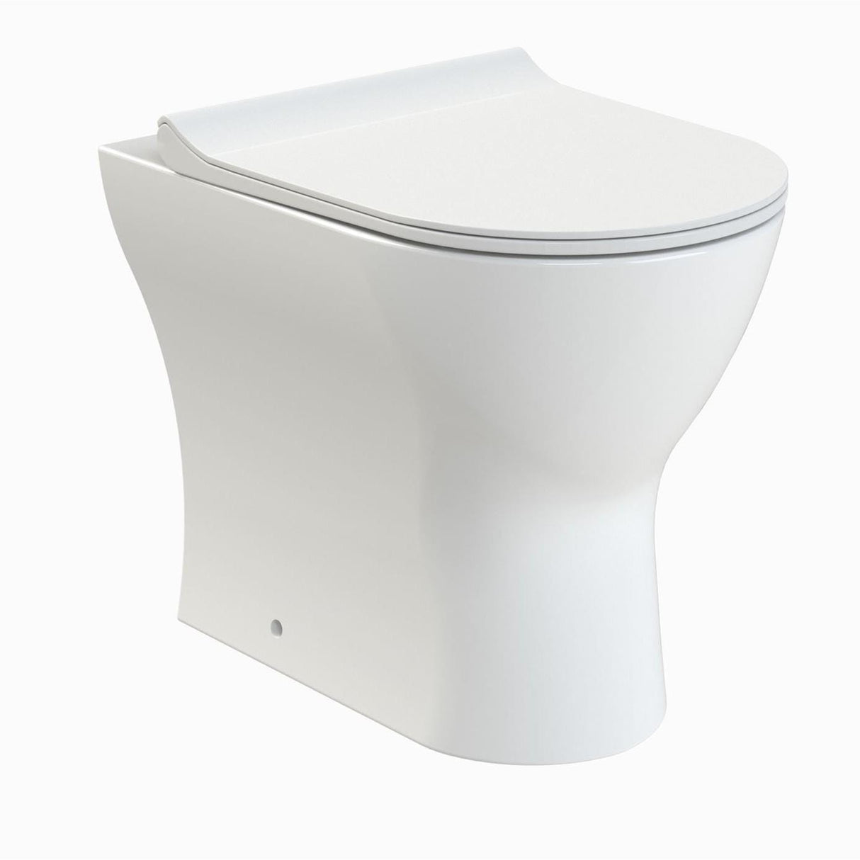 Aquarius Bathrooms Back To Wall Toilet Aquarius Vista Rimless Back to Wall Toilet with Soft Close Seat