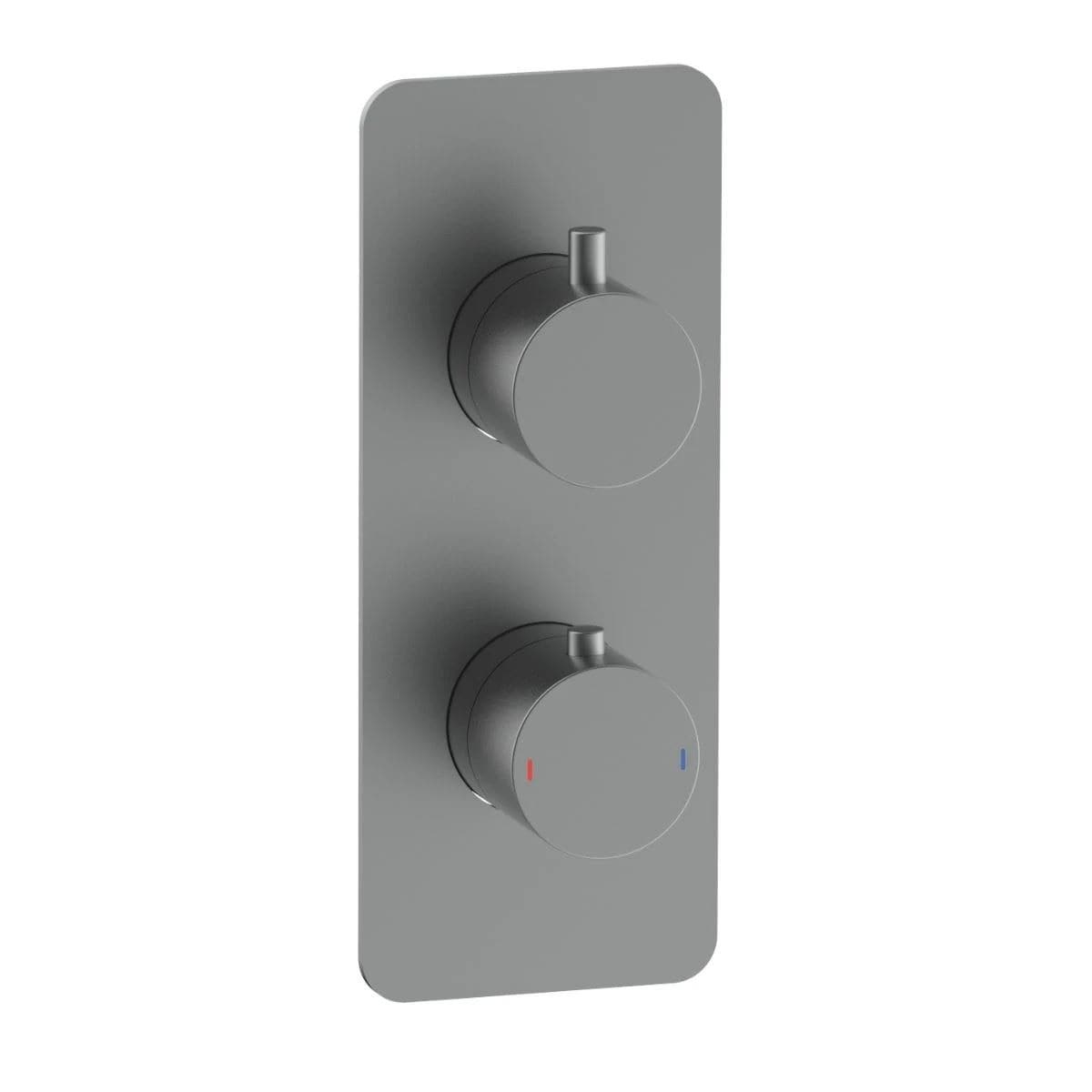 Aquarius Bathrooms Concealed Shower Set Aquarius RainLux 2 Outlet Thermostatic Shower Set with Shower Head and Single Function Handset