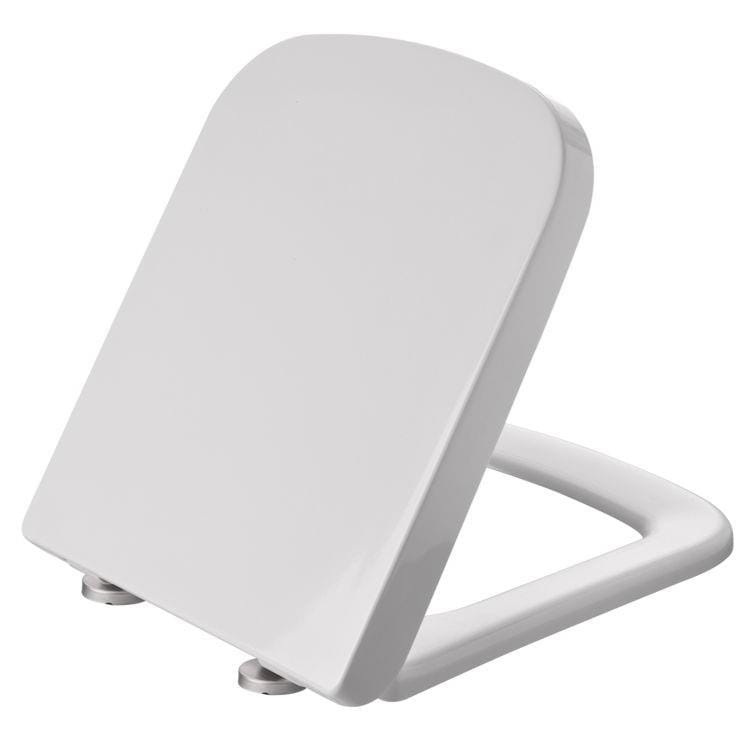 Aquarius Bathrooms Close Coupled Toilet Aquarius Sequoia Rimless Close Coupled Open Back Comfort Height Toilet with Soft Close Seat