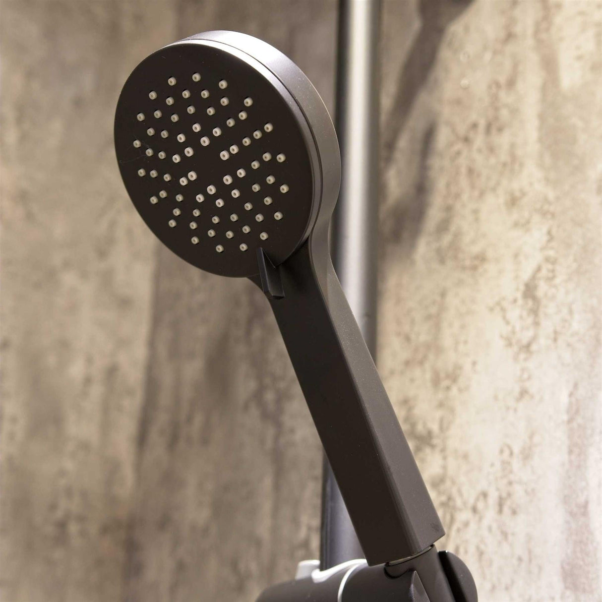 Aquarius Bathrooms Exposed Shower Set Aquarius RainLux Cool Touch Adjustable Round Exposed Shower Valve and Kit