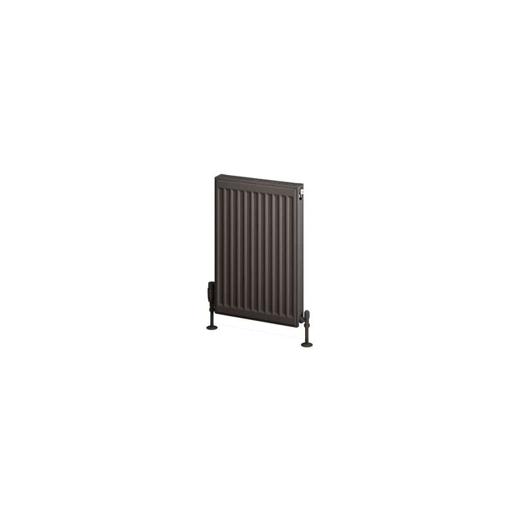 Aquarius Bathrooms Type 11 Aquarius Type 11 Compact Panel Radiator In Matt Anthracite