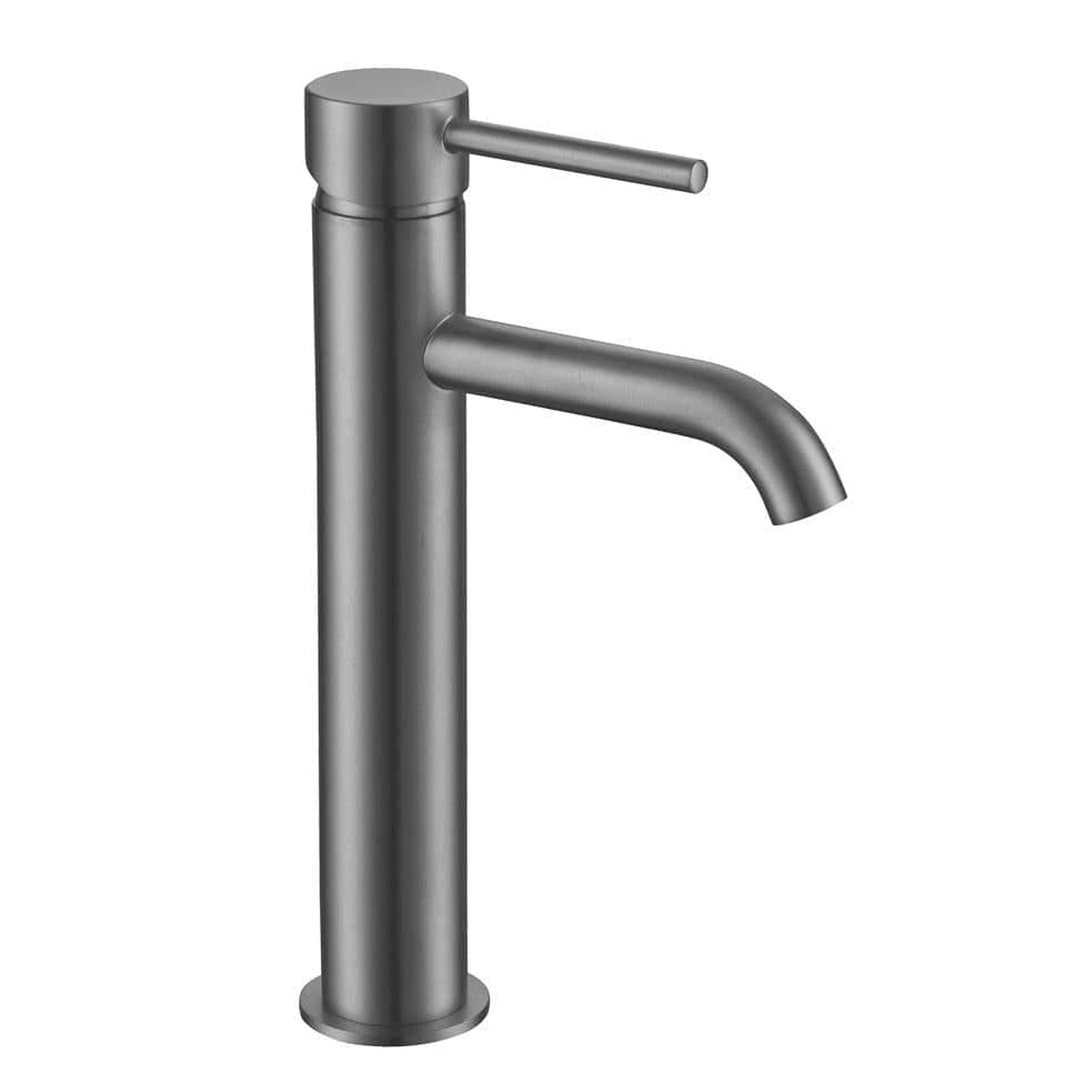 Aquarius Bathrooms Tall Basin Tap Gunmetal Grey Aquarius RF-Series Tall Mono Basin Mixer Tap