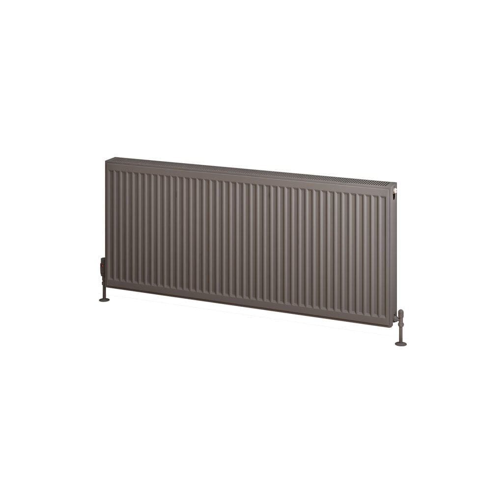 Aquarius Bathrooms Bathroom Heating Aquarius Type 22 Compact Panel Radiator in Matt Anthracite