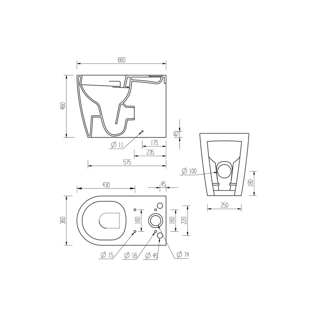 Aquarius Bathrooms Close Coupled Toilet Aquarius Emma Rimless Close Coupled Fully Shrouded Comfort Height Toilet with Soft Close Seat