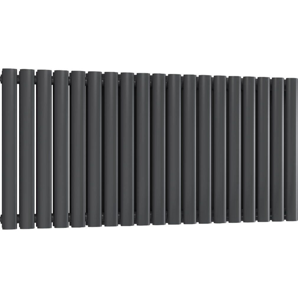 Aquarius Bathrooms Column Radiator 600 x1140mm / Anthracite Aquarius Athens Horizontal Double Column Radiator