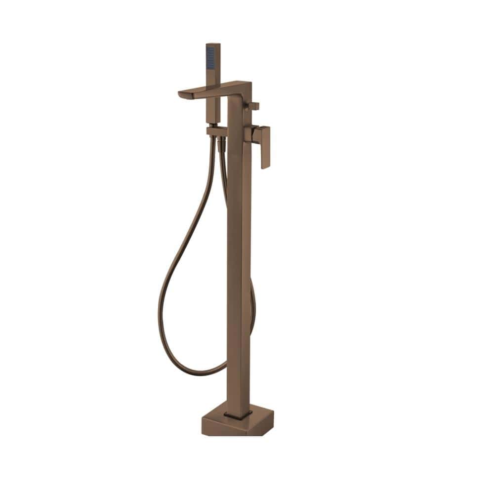 Aquarius Bathrooms Freestanding Bath Filler Aquarius Hydro Floor Standing Bath Shower Mixer Tap with Shower Kit
