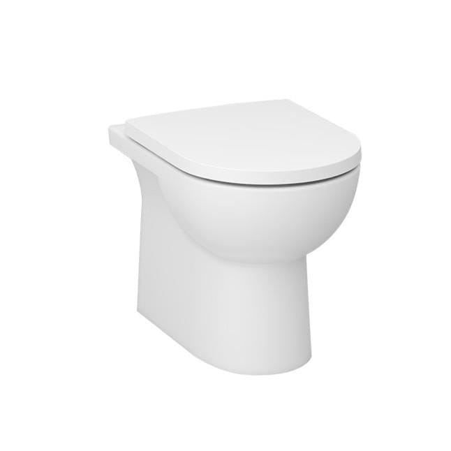 Aquarius Bathrooms Back To Wall Toilet Aquarius Ricardo Rimless Back to Wall Toilet with Soft Close Seat