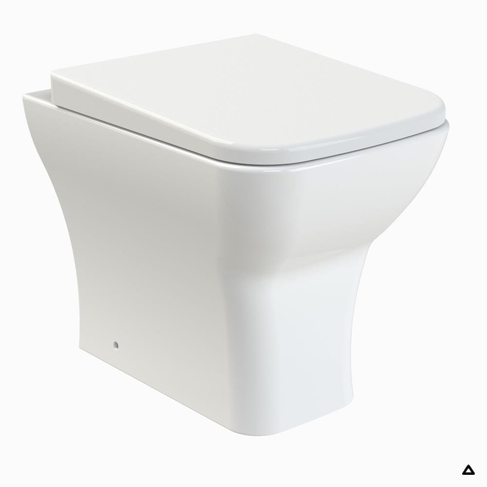 Aquarius Combination Toilet and Sink Aquarius Brisbane 1100m Vanity and WC Unit Combination with BTW toilet and Black Fittings