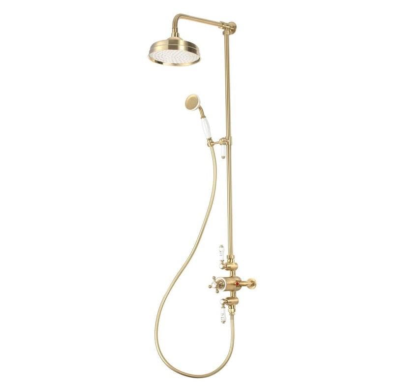 Aquarius Bathrooms Shower Set Aquarius Chic Thermostatic Exposed Adjustable Shower Kit