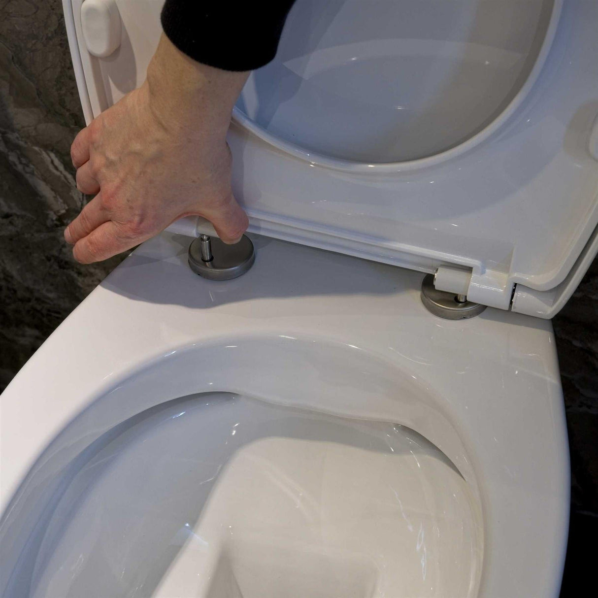 Aquarius Bathrooms Close Coupled Toilet Aquarius QualEco Rimless Close Coupled Toilet with Soft Close Seat