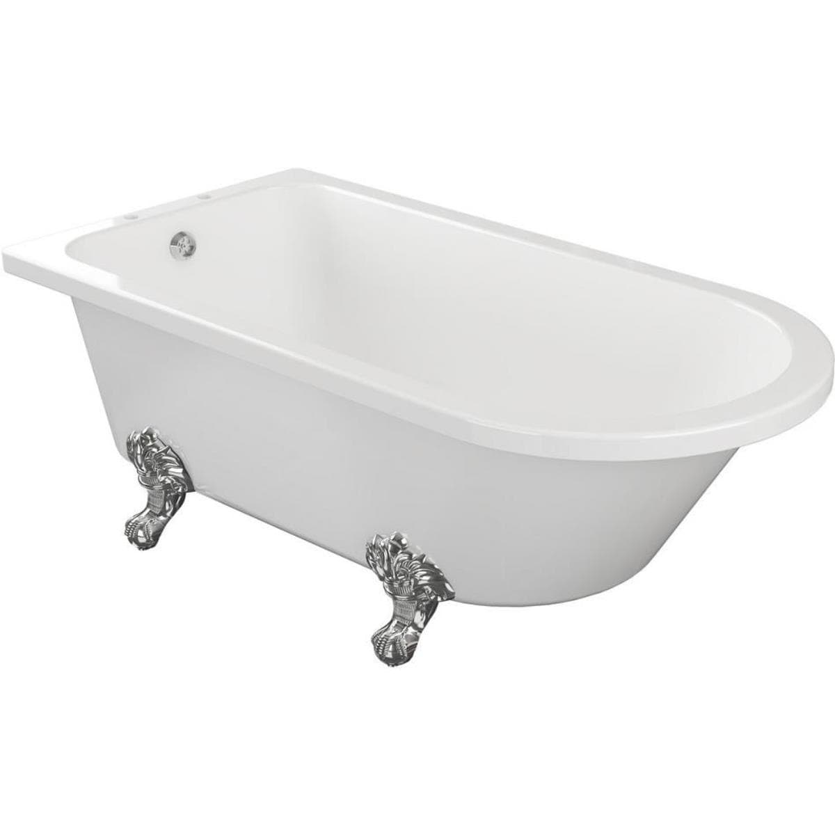 Aquarius Bathrooms Roll Top and Slipper Freestanding Bath Aquarius Timeless Freestanding Corner Bath with Ravenclaw Feet