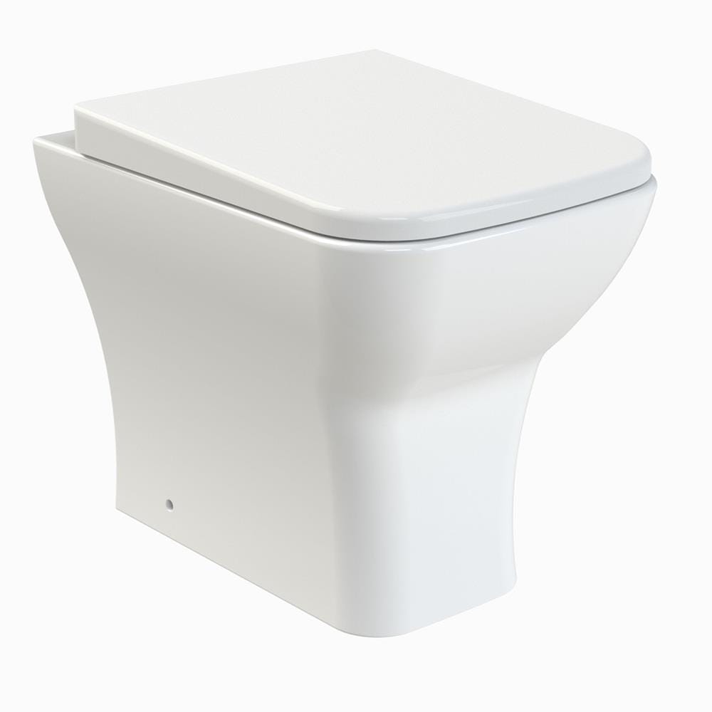 Aquarius Combination Toilet and Sink Aquarius Brisbane 1100m Vanity and WC Unit Combination with BTW toilet and Black Fittings