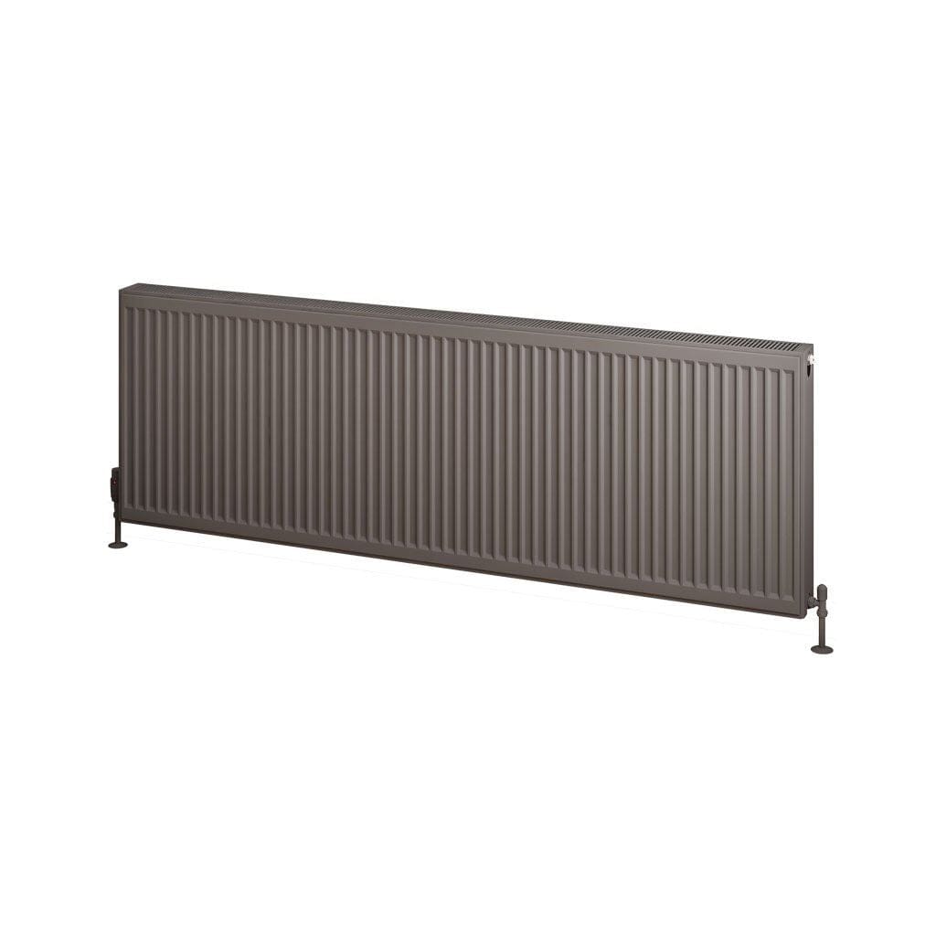 Aquarius Bathrooms Bathroom Heating Aquarius Type 22 Compact Panel Radiator in Matt Anthracite