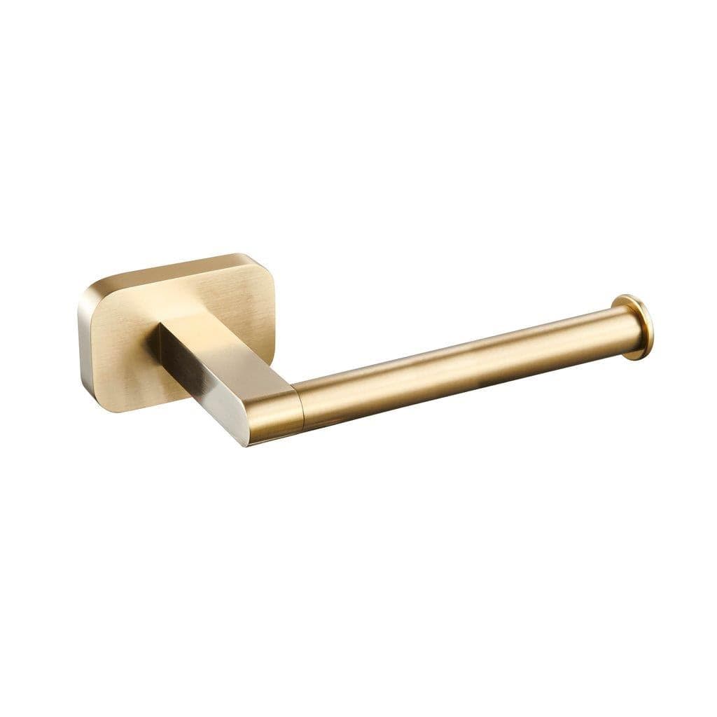 Aquarius Bathrooms Toilet Roll Holder Aquarius Auro Toilet Roll Holder in Brushed Brass