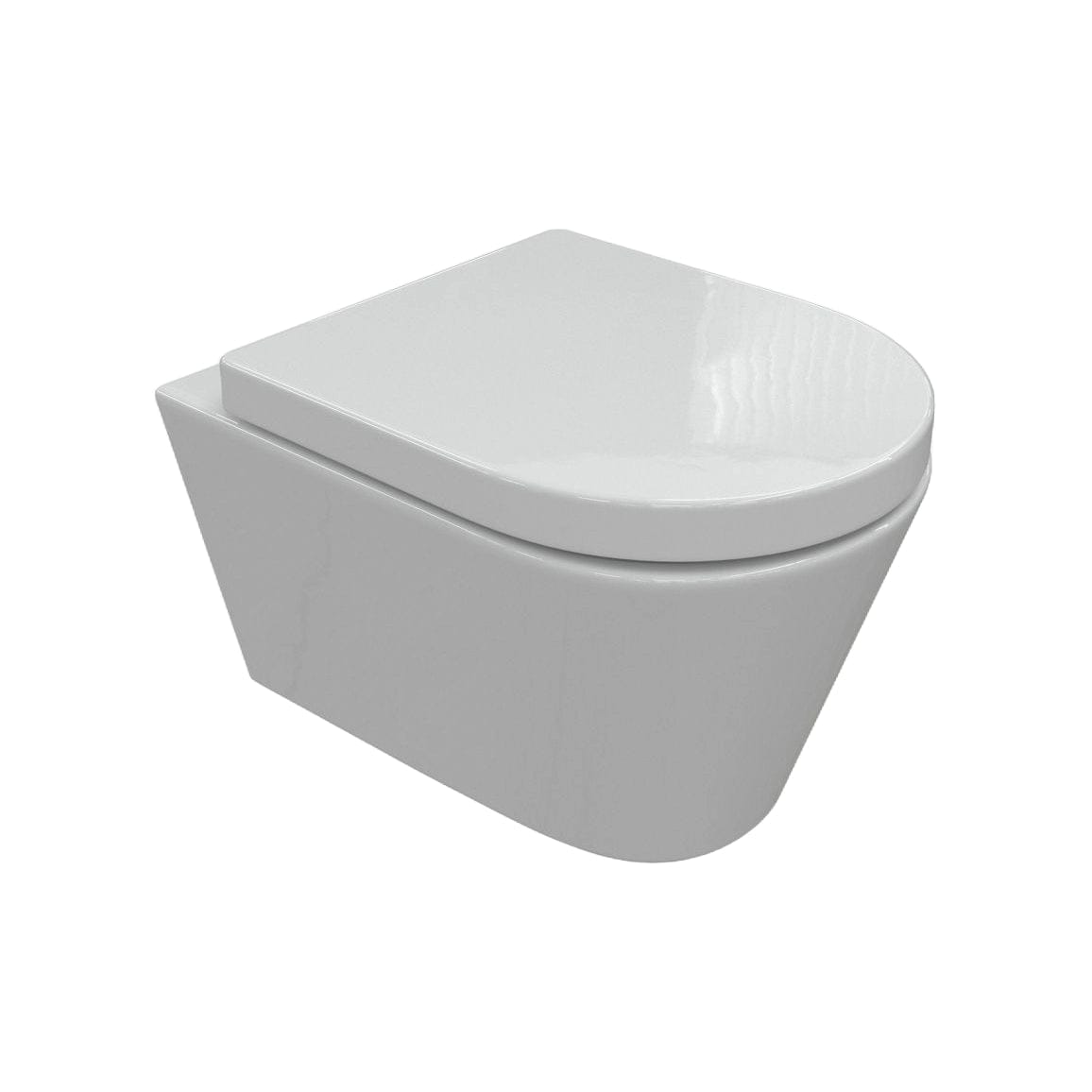 Aquarius Bathrooms Wall Hung Toilet Aquarius Urbano Rimless Wall Hung Toilet Pack with Frame, Flush Plate, Soft Closing Seat and Hinge Covers