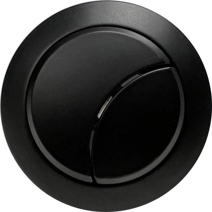 Aquarius Bathrooms Flush Button Aquarius Scott Round Dual Flush Button - Matt Black - AQSCO0206