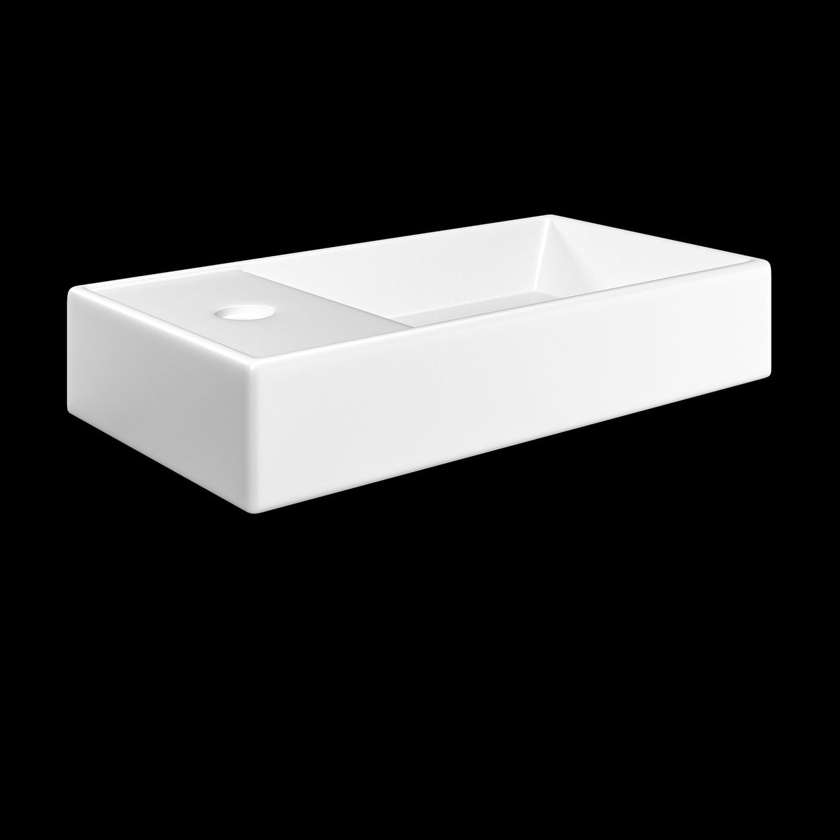 Tissino Wall Mounted Unit Aquarius Monsoon Cloakroom Unit with Basin - 500 x 390 - Wall Mounted - One Door