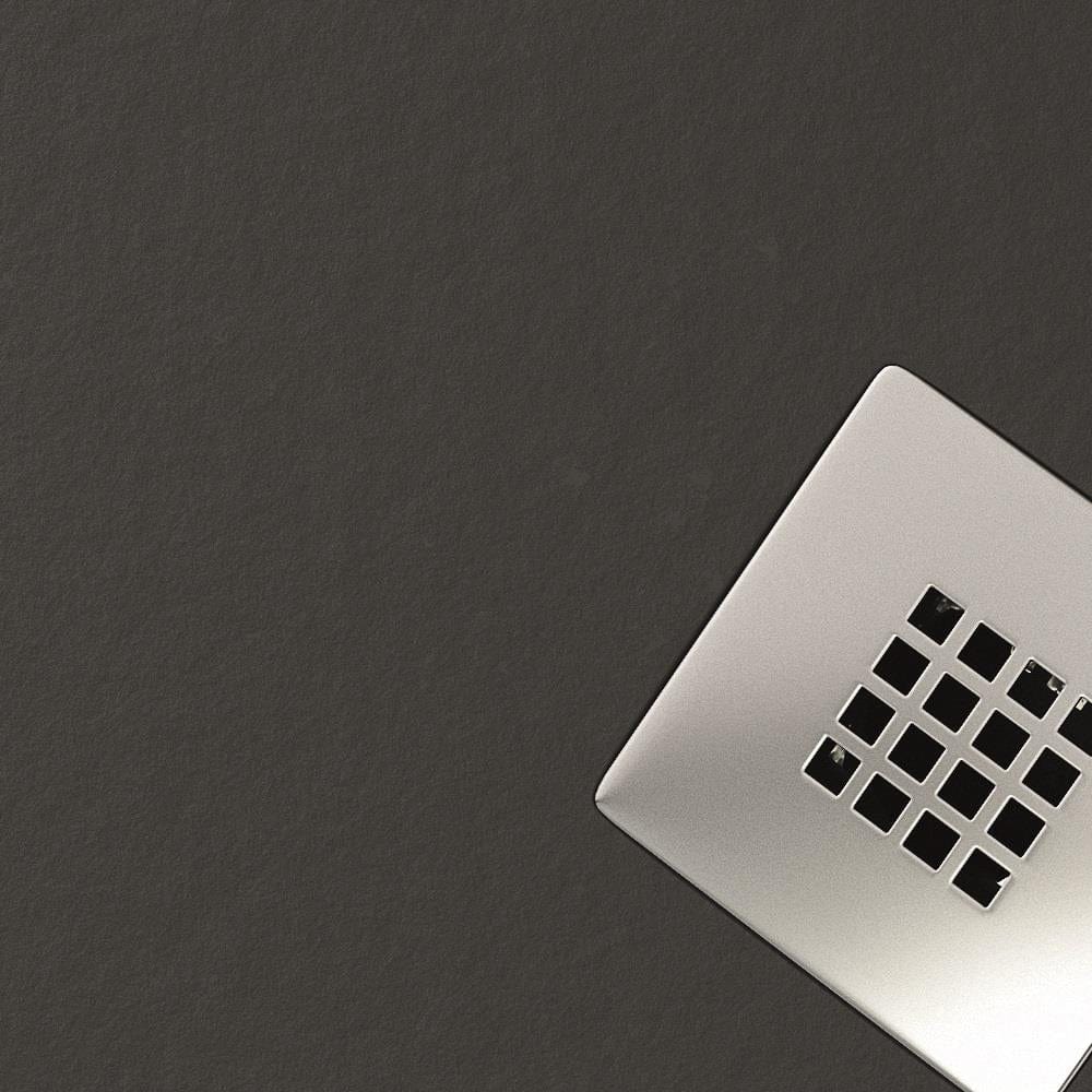 Aquarius Bathrooms Shower Tray Aquarius Honiston Mineral Composite Slate Effect Shower Tray in Arctic White