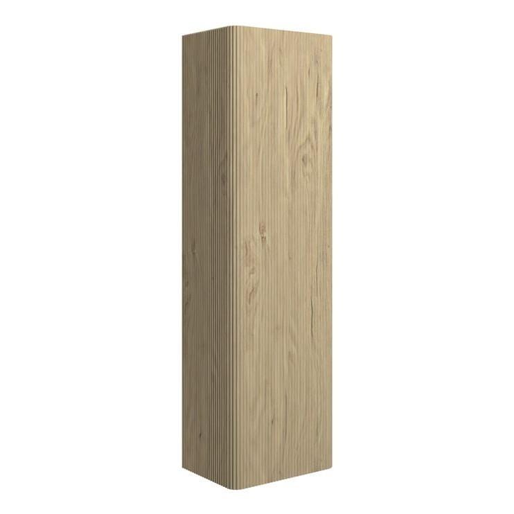 Aquarius Bathrooms Storage Unit Aquarius Corinthe 350mm Fluted Wall Mounted Tall Storage Unit
