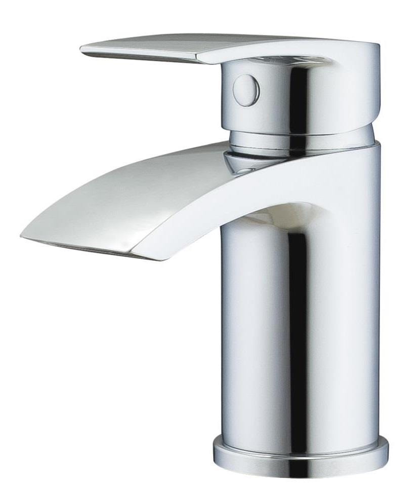 Aquarius Bathrooms Mono Basin Tap Aquarius Arc Mini Mono Basin Mixer Tap with Waste