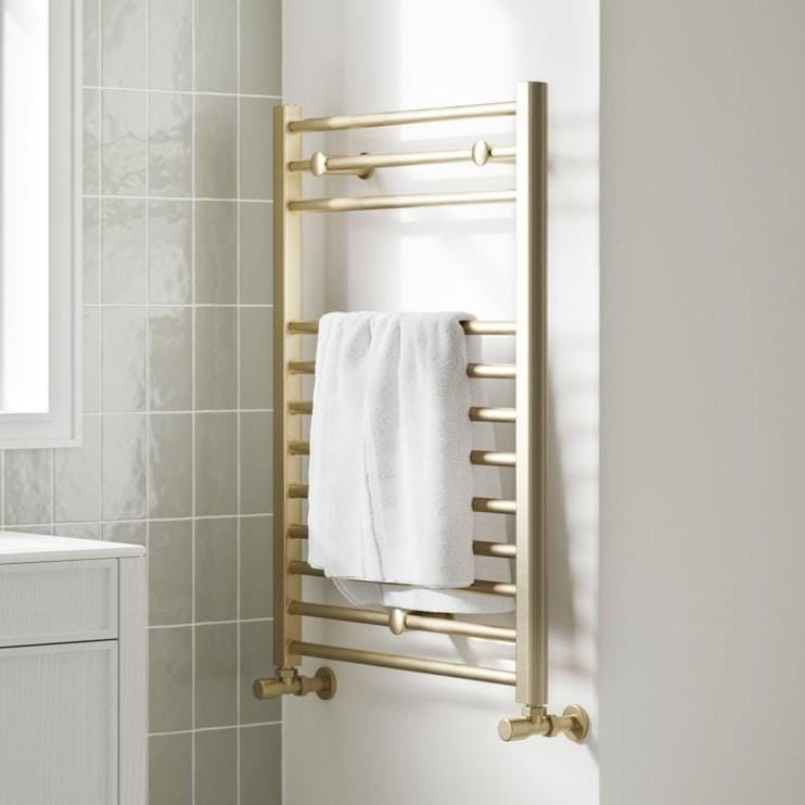 Aquarius Bathrooms Ladder Rail 800 x 500mm Aquarius Auro Towel Rail