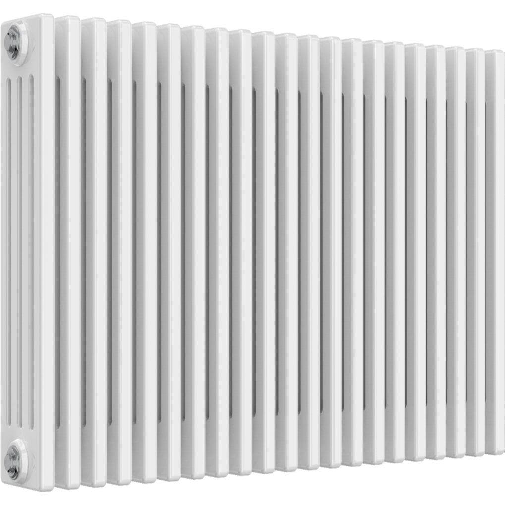 Aquarius Bathrooms Column Radiator 750mm x 965mm Aquarius Foundry Horizontal 4 Column Radiator in White