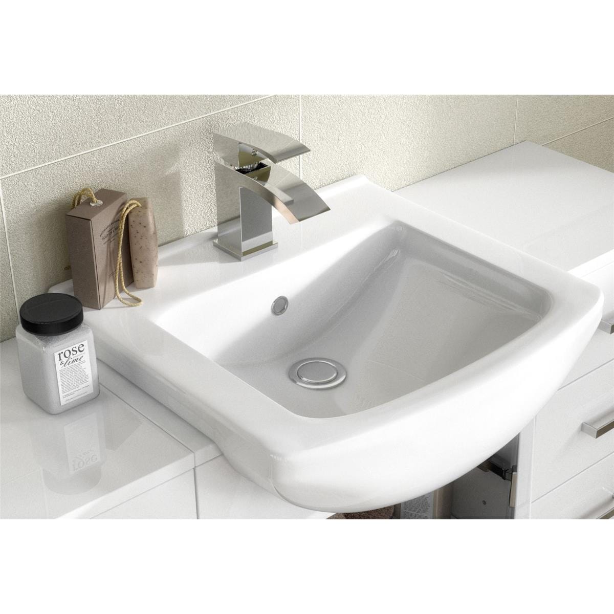 Aquarius Cloakroom Vanity Unit Aquarius Canberra 900mm Compact Cloakroom Vanity Unit with 1 Tap Hole Basin and Back to Wall WC Unit Combination