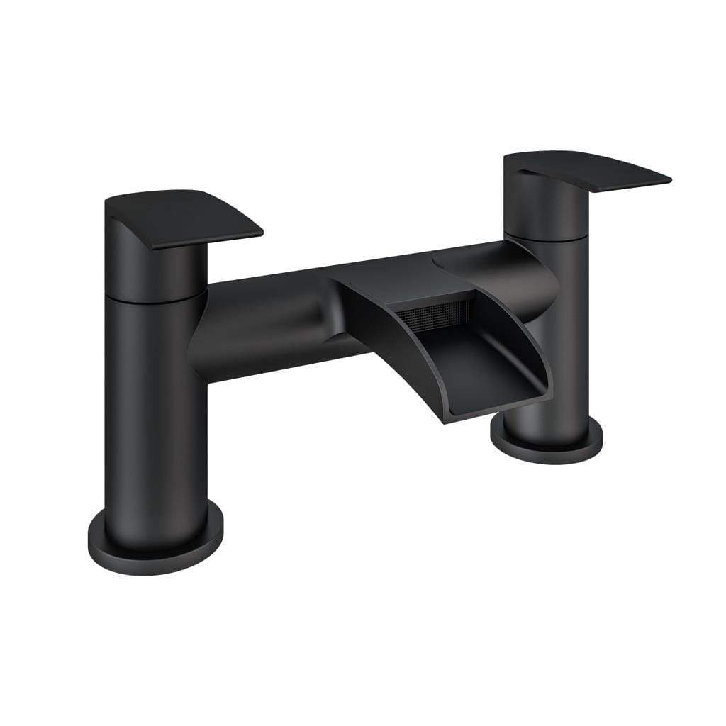 Aquarius Bathrooms Bath Mixer Black Aquarius Niagara Waterfall Bath Filler Mixer Tap