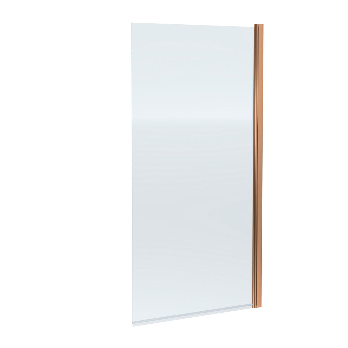 Aquarius Bathrooms Bath Screen Aquarius LevAqua Straight 6mm Hinged Bath Screen 1400 x 800mm