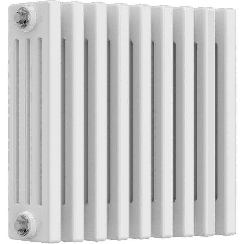 Aquarius Bathrooms Column Radiator 400mm x 425mm Aquarius Foundry Horizontal 4 Column Radiator in White