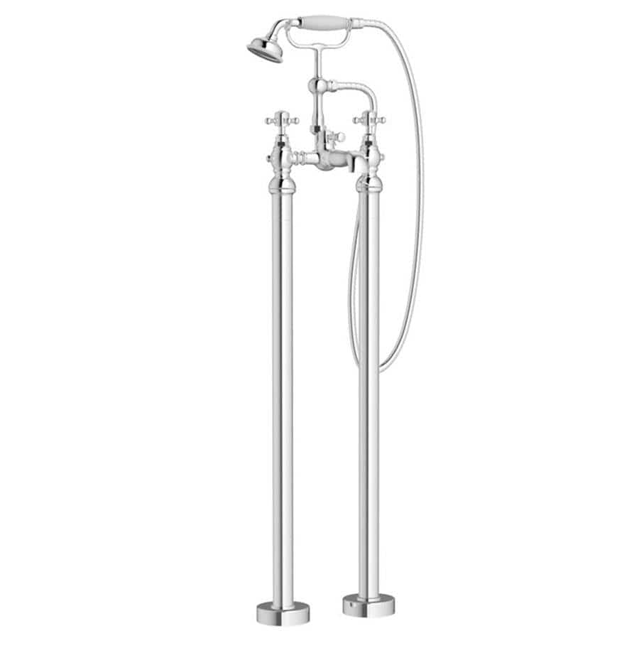 Aquarius Bathrooms Freestanding Bath Filler Chrome Aquarius Chic Floorstanding Bath Shower Mixer Tap