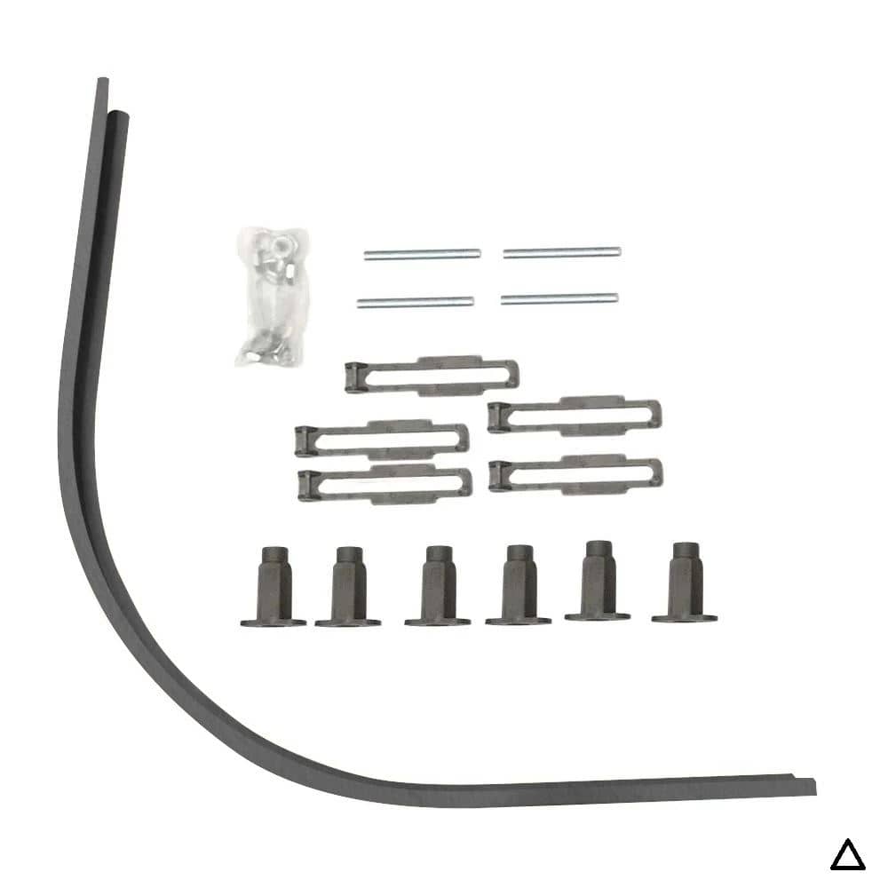 Aquarius Bathrooms Riser Kit Offset Quadrant Aquarius Urbano Riser Leg Kit for 45mm Grey Slate Stone Resin Trays