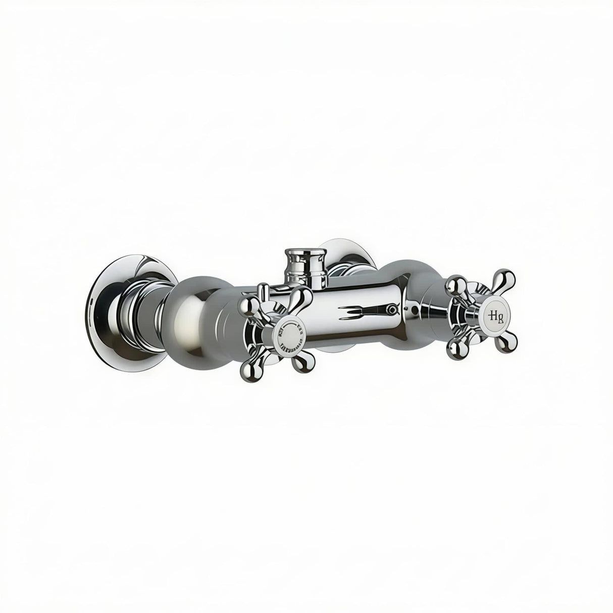Aquarius Bathrooms Exposed Shower Set Aquarius Clarence Traditional Exposed Thermostatic Shower Set with Fixed Shower Head and Handset in Chrome