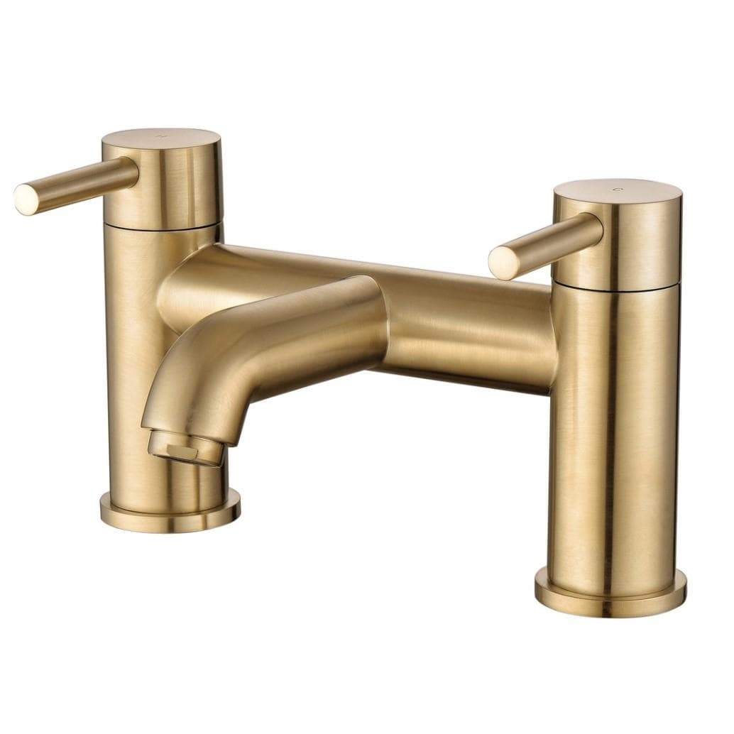 Aquarius Bathrooms Bath Mixer Brushed Brass Aquarius Zanelli Bath Filler Tap