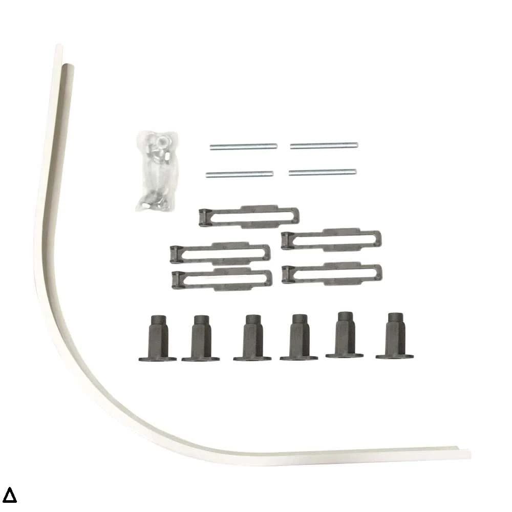 Aquarius Bathrooms Riser Kit Offset Quadrant Aquarius Urbano Riser Leg Kit for 45mm White Stone Resin Trays