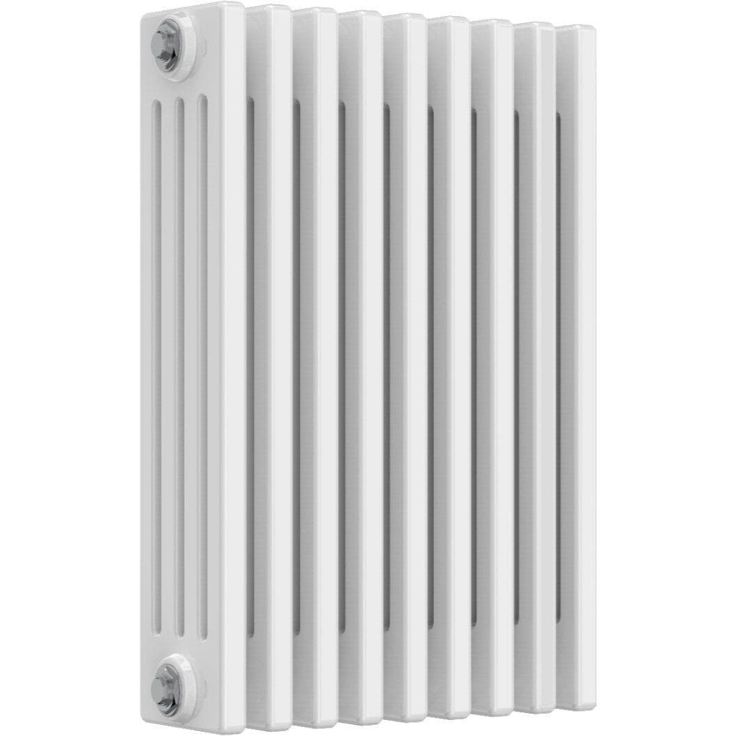 Aquarius Bathrooms Column Radiator 600mm x 425mm Aquarius Foundry Horizontal 4 Column Radiator in White