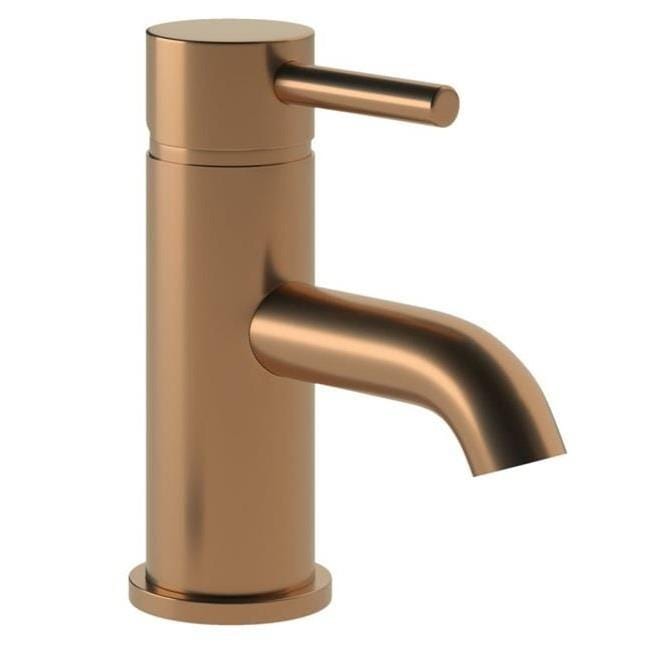 Aquarius Bathrooms Mono Basin Tap Aquarius Zanelli Mini Mono Basin Mixer Tap with Waste - Brushed Bronze