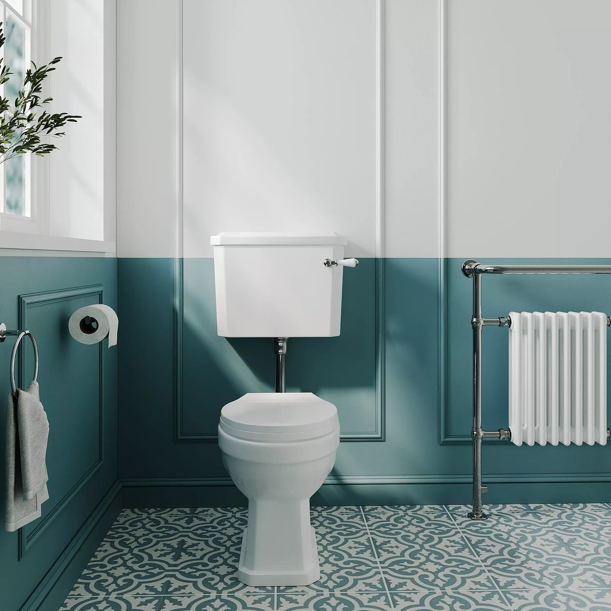 Aquarius Bathrooms Low Level Toilet Aquarius Harewood Traditional Low Level Toilet with Soft Close Seat