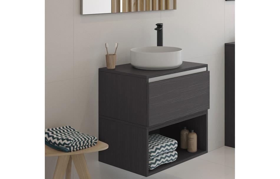 Aquarius Bathrooms Countertop Basin Aquarius V-Series 2 Round 0TH Vessel Wash Bowl 355mm Matt White AQVS0040